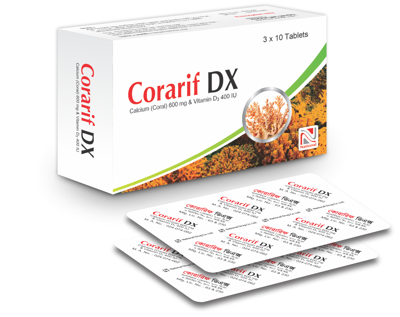 Corarif DX Carton