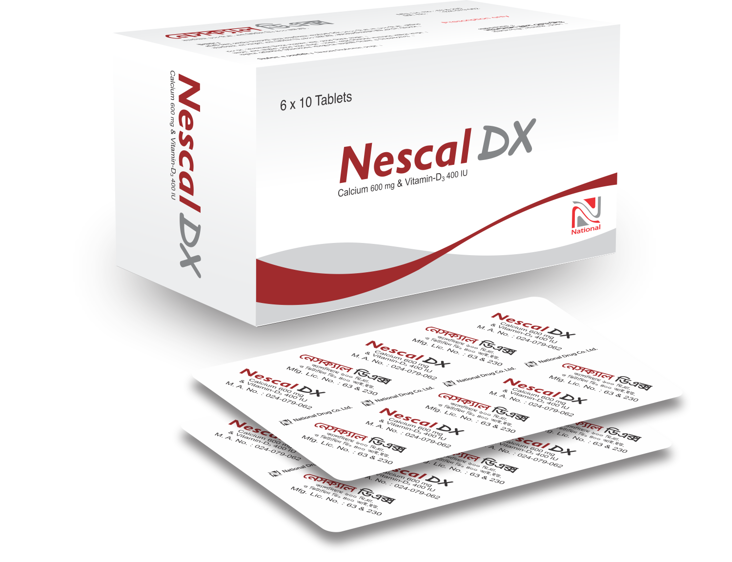 Nescal DX Carton